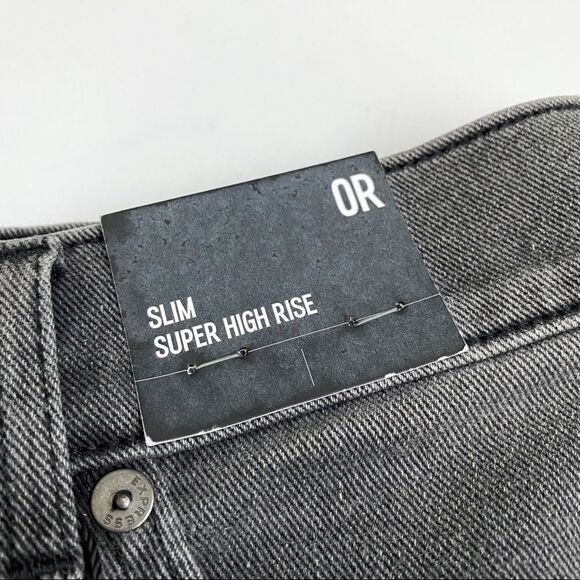 NWT Super High Waist Beaded Side Slim Jeans express Womens pants leggings sequin - Picture 13 of 16